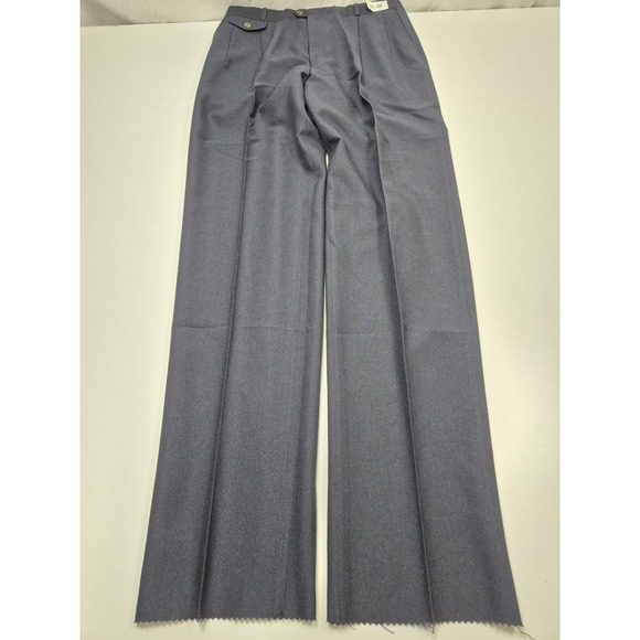 Racquet Club Other - VTG Racquet Club Dress Pants Mens 34x36 Blue Pleated Straight Unhemmed USA
